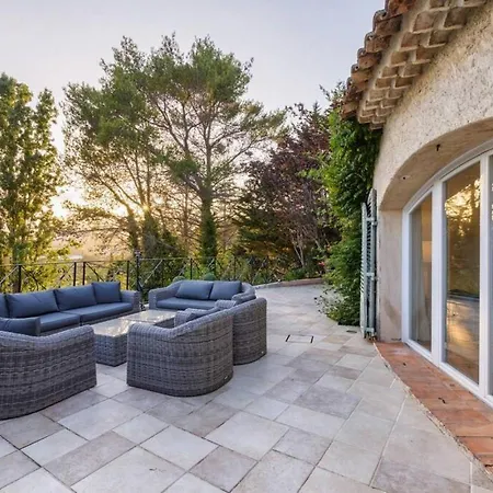 Jardins D Alice 240m2 Famille Piscine Vue Golf Esterel * Mandelieu